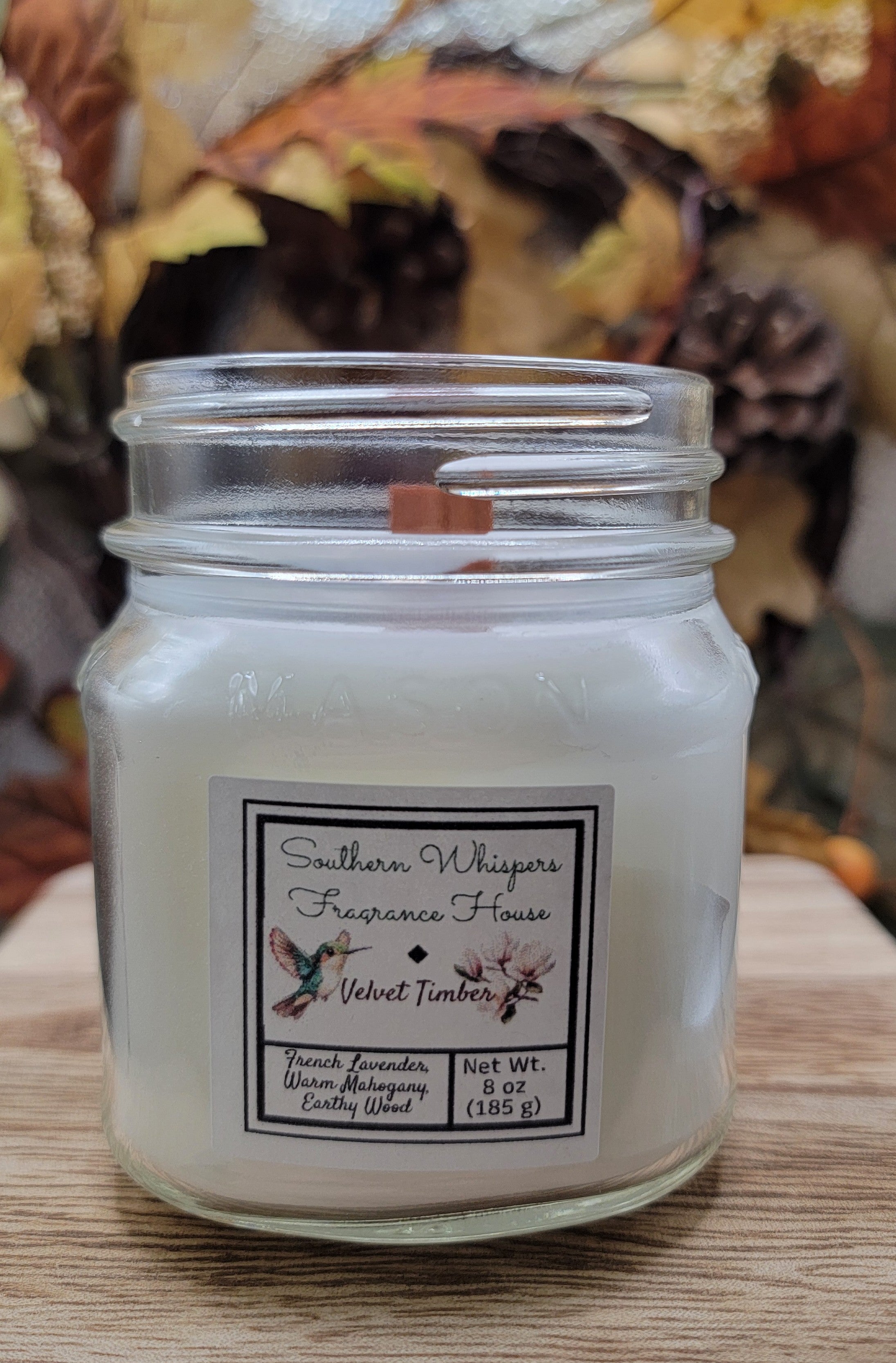 8 oz Velvet Timber Candle