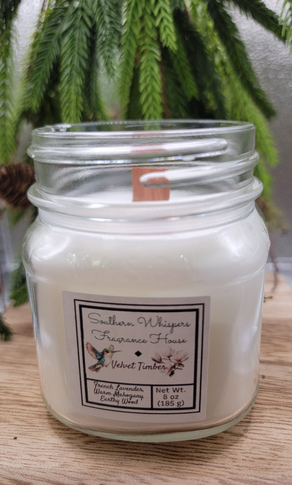8 oz Velvet Timber Candle