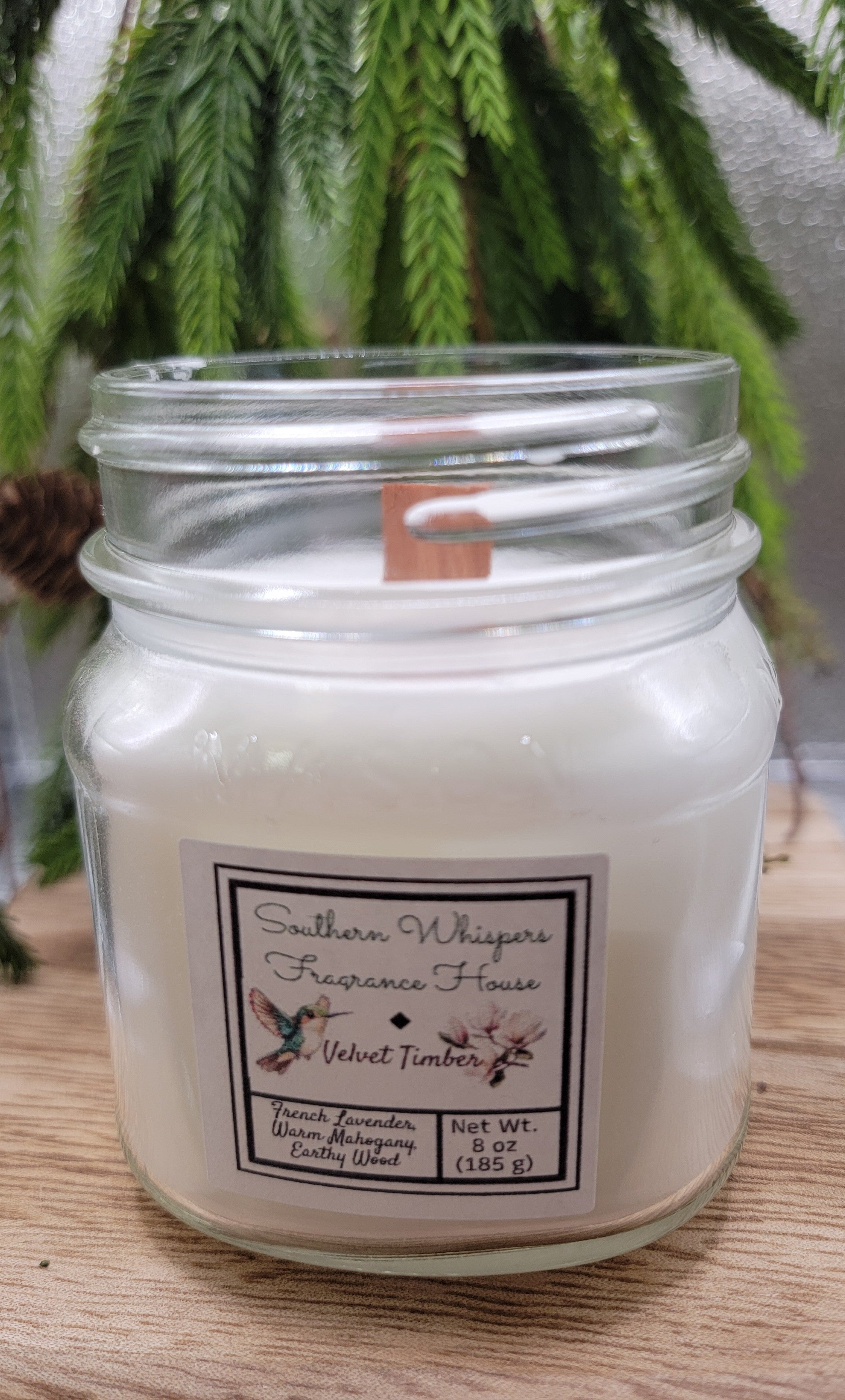 8 oz Velvet Timber Candle