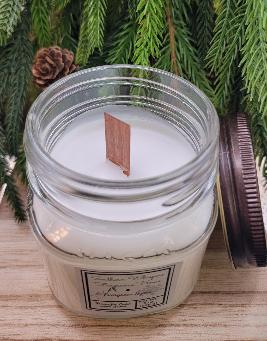 8oz Evergreen Hymn Candle