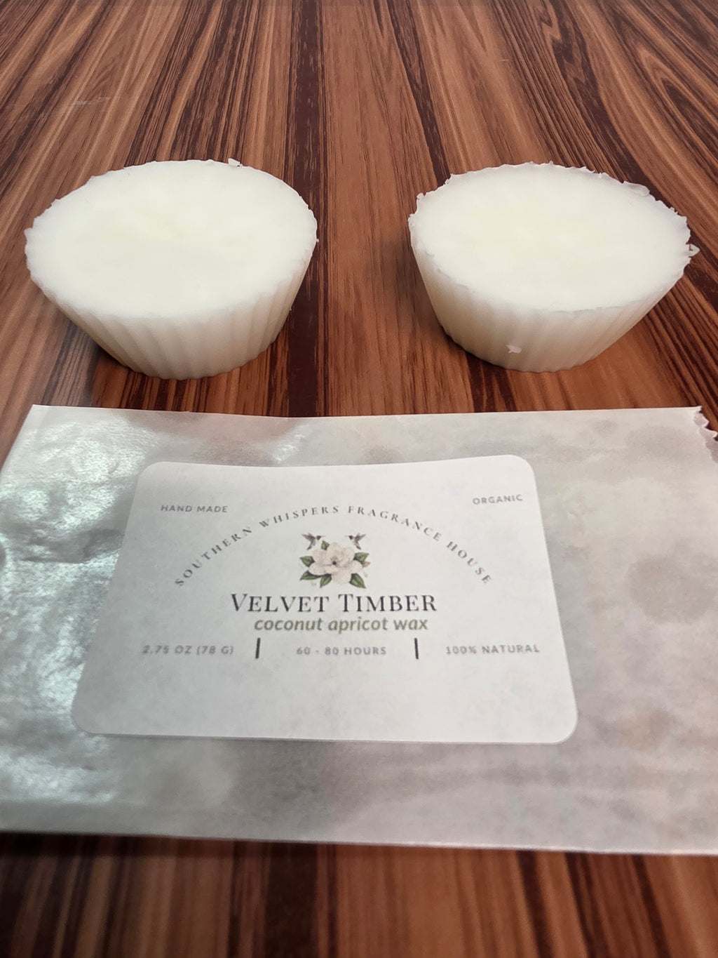 Velvet Timber - Wax Melt Tarts (Set of 2)