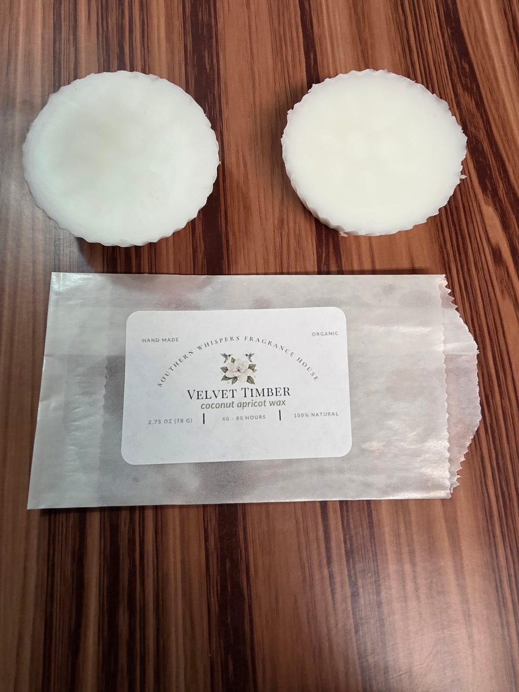Velvet Timber - Wax Melt Tarts (Set of 2)